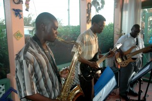 The Mylon Clark Trio plays for BJS members July 2012