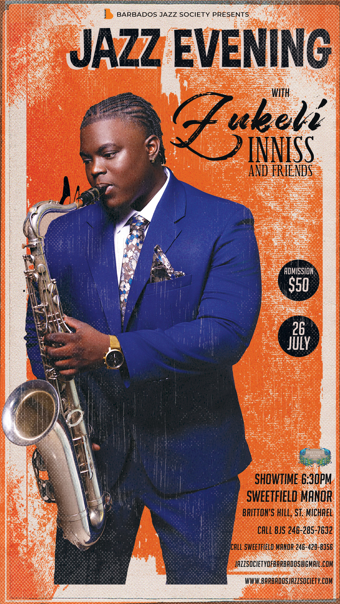 Jazz Evening with Zukeli Inniss